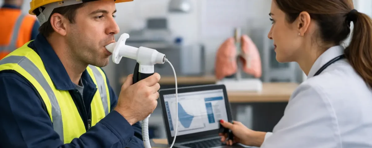 Cuándo hacer espirometría ocupacional para empresas