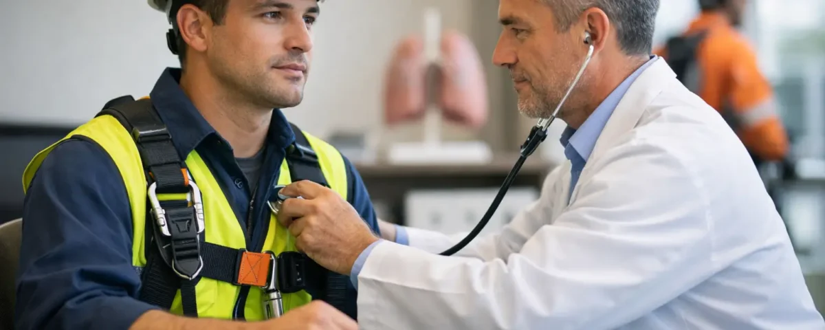 Evaluación médica para trabajo en alturas