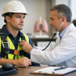 Evaluación médica para trabajo en alturas